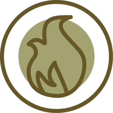 Yaprak. Web simgesi basit illüstrasyon