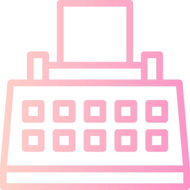 Takvim simgesi vektör illüstrasyonu