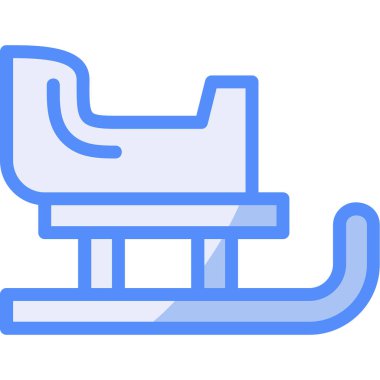 Koltuk. Web simgesi basit illüstrasyon