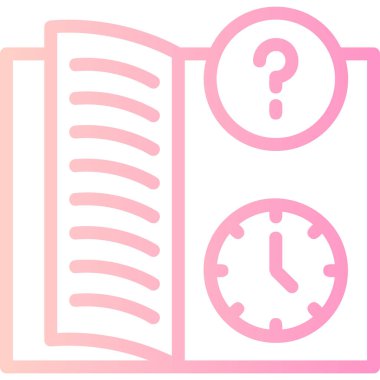 Alarm saati simgesi, vektör illüstrasyonu