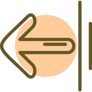 ok aşağı yönlü simge doldurulmuş - taslak biçimi