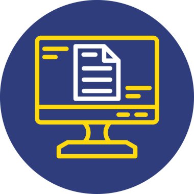 Web simgesi vektör illüstrasyonu