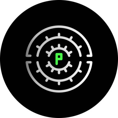 seo modern simgesinin vektör illüstrasyonu