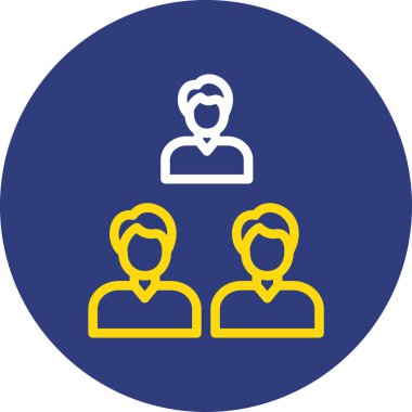 İnsan simgesinin vektör illüstrasyonu