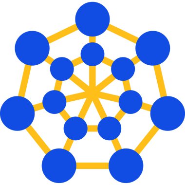 küresel bağlantı simgesi. beyaz üzerinde izole edilmiş genel bağlantı vektör rengi