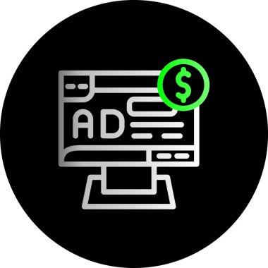 seo modern simgesinin vektör illüstrasyonu