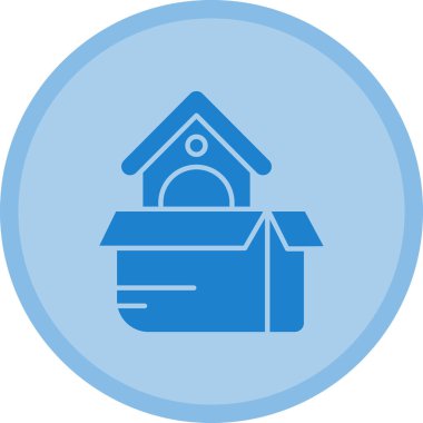 Ev simgesinin vektör illüstrasyonu