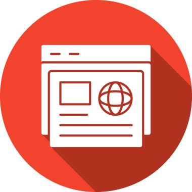 tarayıcı web simge vektör çizim