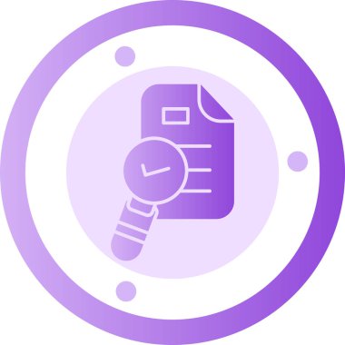 Bir saat simgesinin vektör illüstrasyonu