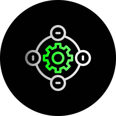 seo modern simgesinin vektör illüstrasyonu