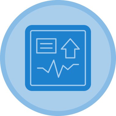 Mavi ve beyaz okların vektör illüstrasyonu