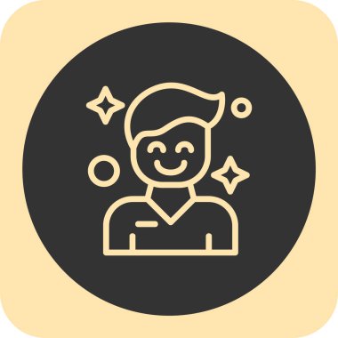 Vektör Adam Simgesi illüstrasyonu