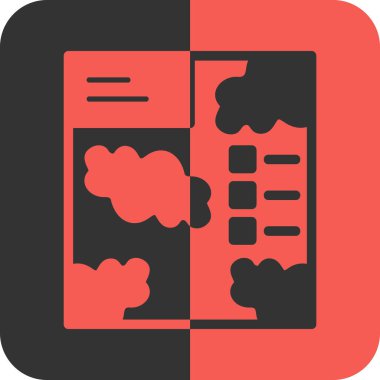 Ağ simgesi, veri depolama vektör illüstrasyonu