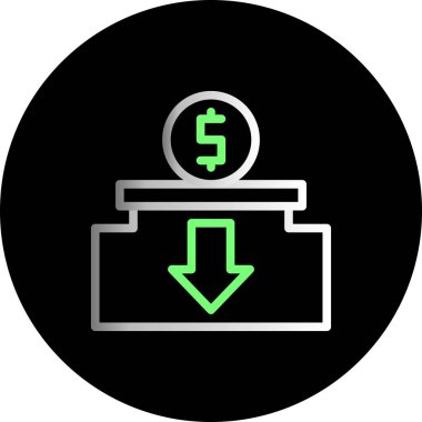 para simgesi vektör illüstrasyonu