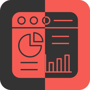 Modern simgenin vektör illüstrasyonu