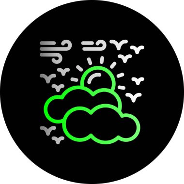 hava simgesi vektör illüstrasyonu