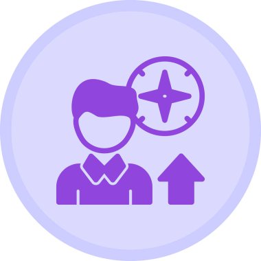 İnsan simgesinin vektör illüstrasyonu