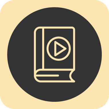 video vektör resimleme simgesi