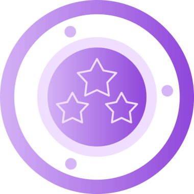 Galaksi. Web simgesi basit illüstrasyon