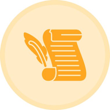 Kağıt simgesinin vektör illüstrasyonu