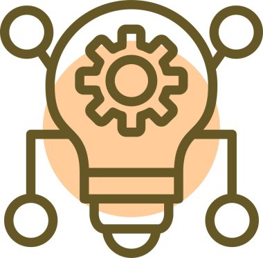 ampul simgesi vektör illüstrasyonu