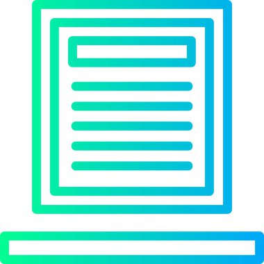 Kitap. Web simgesi basit illüstrasyon