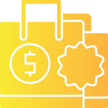 Cüzdan. Web simgesi basit illüstrasyon