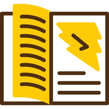 Kitap. Web simgesi vektör illüstrasyonu