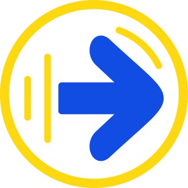 Ok. Web simgesi basit illüstrasyon