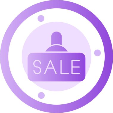 Satış. Web simgesi basit illüstrasyon