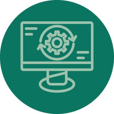 Vektör ayarı Simge illüstrasyonu