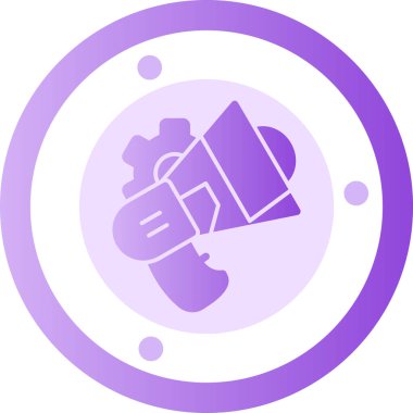 Bir kamera simgesinin vektör illüstrasyonu