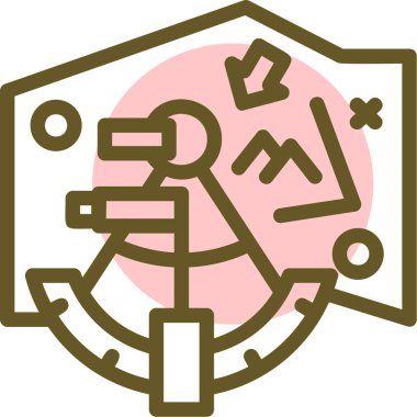 Modern bir simgenin vektör illüstrasyonu