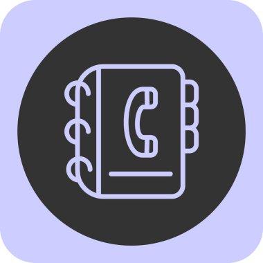 Telefon simgesi vektör illüstrasyonu