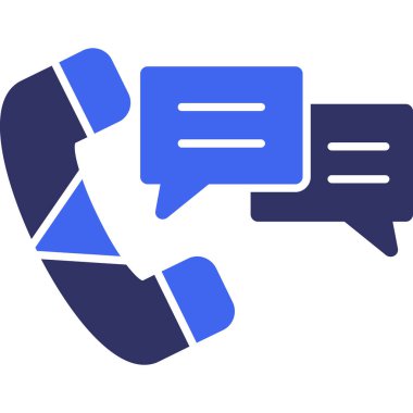 Mesaj var. Web simgesi basit illüstrasyon