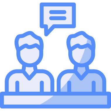 Çağrı merkezi operatör simgesi - taslak biçimi