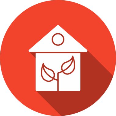 Ev. Web simgesi basit illüstrasyon