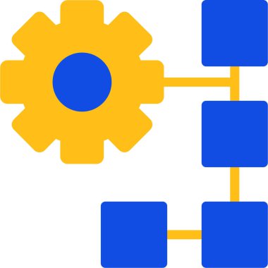 Ağ modern simgesinin vektör illüstrasyonu