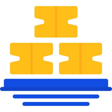 Bina inşaat simgesi düz biçimli