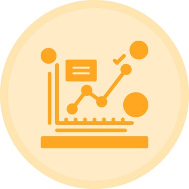 grafik ikonu vektör illüstrasyonu