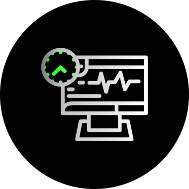 Vektör illüstrasyonu, seo modern simge