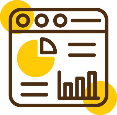 İş haritası simgesi. vektör illüstrasyonu