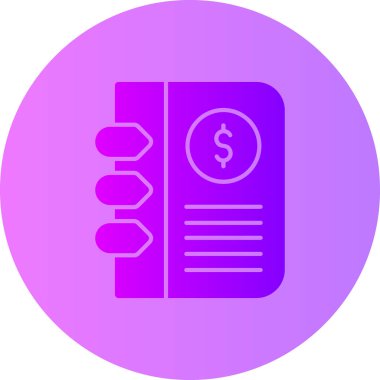 Bir dolar simgesinin vektör illüstrasyonu