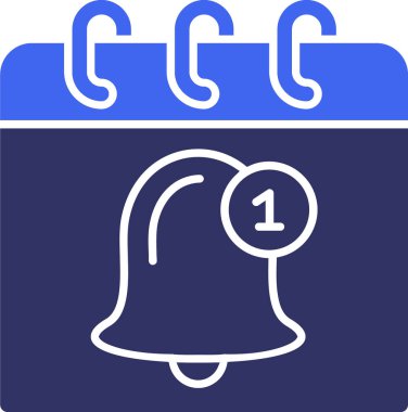 Zil. Web simgesi basit illüstrasyon