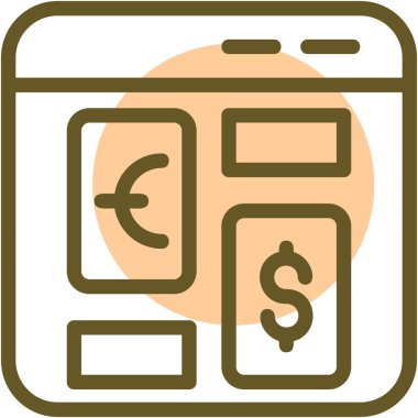 vektör bankacılık simgesi illüstrasyonu