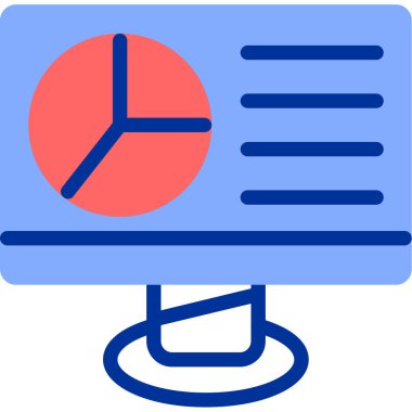 İş. Web simgesi basit illüstrasyon