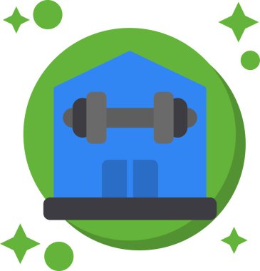 fitness jimnastik ikonu