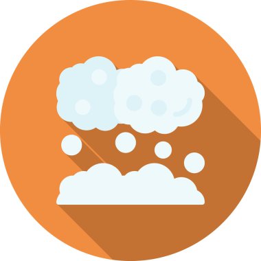 Bulut. Web simgesi basit illüstrasyon