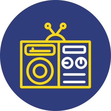 vektör Müzik player simgesi