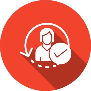 Dizüstü bilgisayarı olan bir kadının vektör çizimi